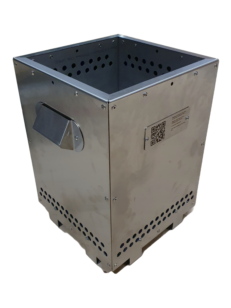 Eco Ember smokeless fire pit angled
